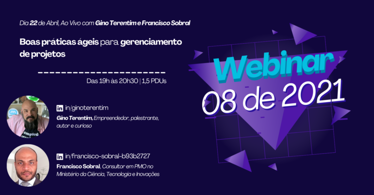 Leia mais sobre o artigo Webinar | Boas práticas ágeis para gerenciamento de projetos