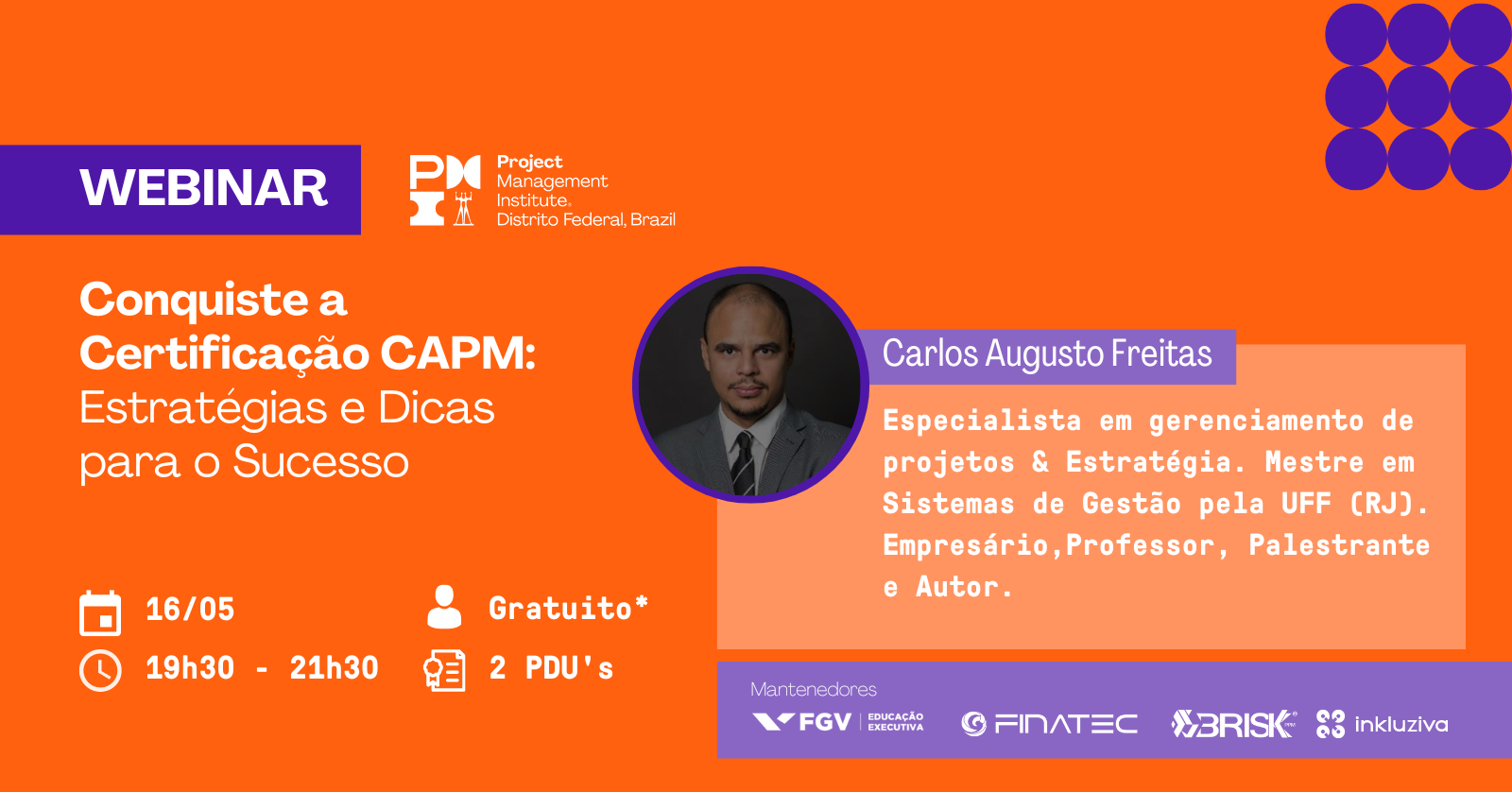 Webinar | Conquiste a Certificação CAPM: Estratégias e Dicas para o Sucesso