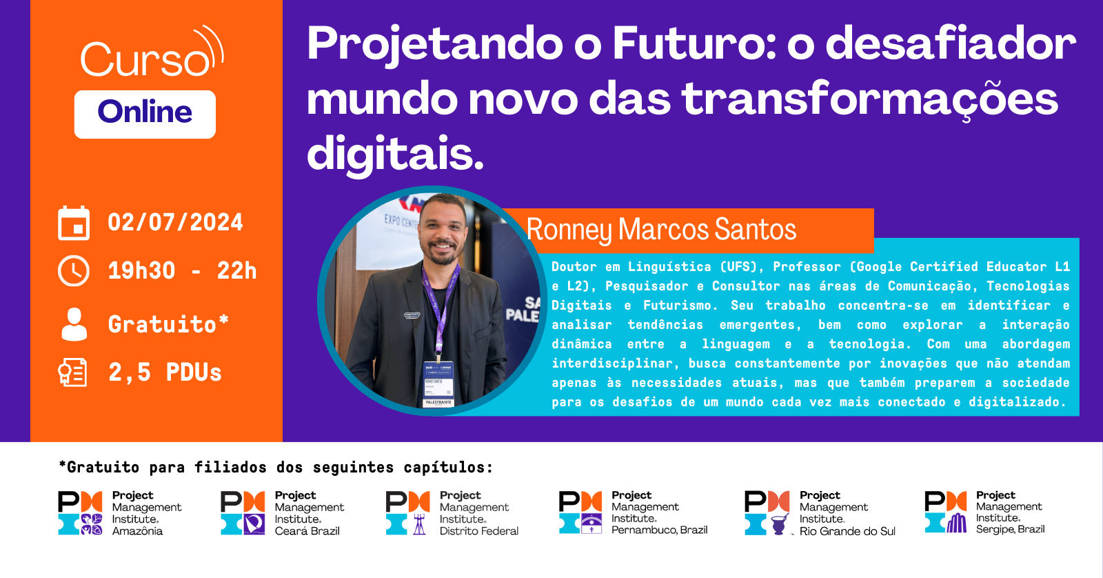 Curso Online | Projetando o Futuro: o desafiador mundo novo das transformações digitais