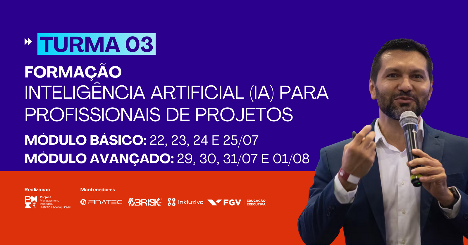 Turma 03 – Formação em Inteligência Artificial (IA) para profissionais de Projetos